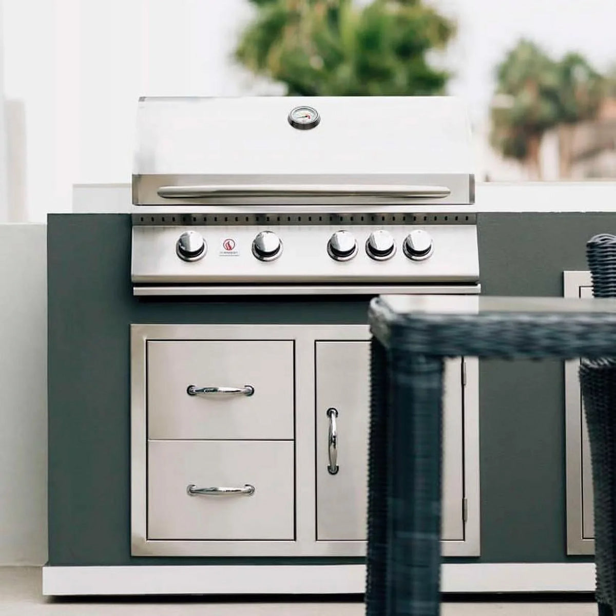 Built-In Gas Summerset 26-Inch 3-Burner - Sizzler Grill Propane SIZ26-LP