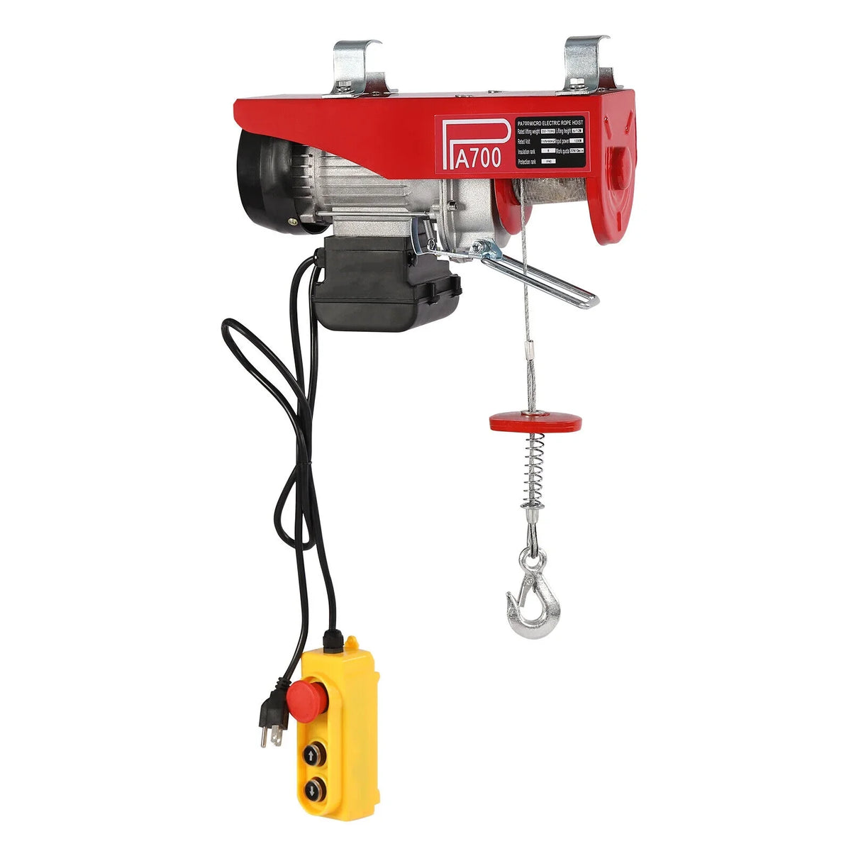 Winch Control Remote 110V Electric Winch Wire Electric Portable W/ Hoist 1543lbs