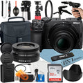 VR Card Nikon Mirrorless Bundle 32GB Zoom + with + Camera ZeeTech Z30 + Tripod Case Accessory + SanDisk 16-50mm Lens NIKKOR