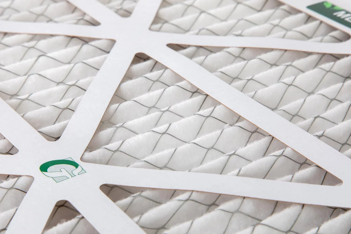 6 Pack Of 20X20X4 Merv 13 Pleated 4" Inch Air Filters By Glasfloss. Actual Size: 19-1/2 X 19-1/2 X 3-3/4