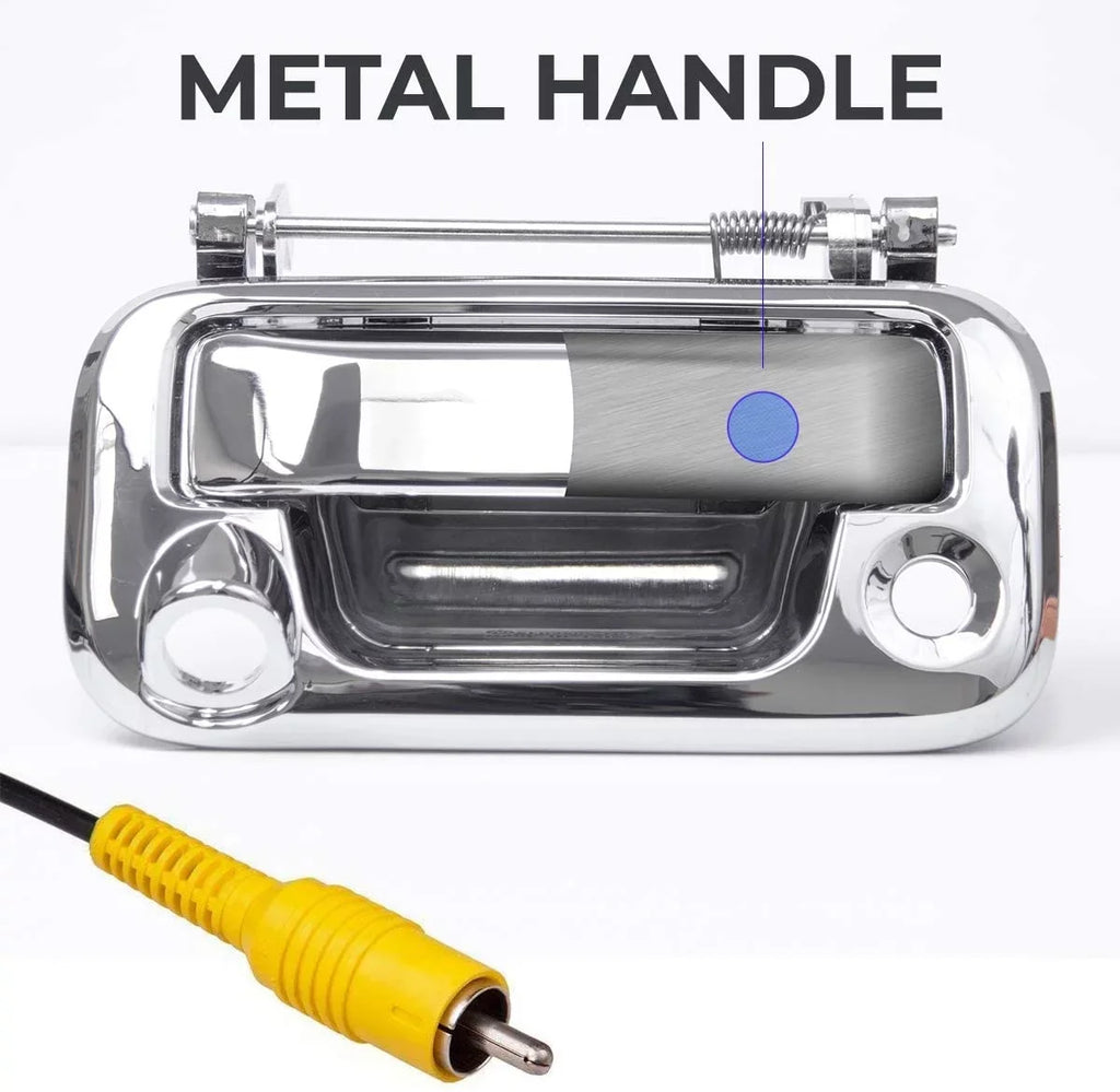 Metal Tailgaters for Handle Camera Chrome with (05-16) Backup Master F150-F550 Tailgate