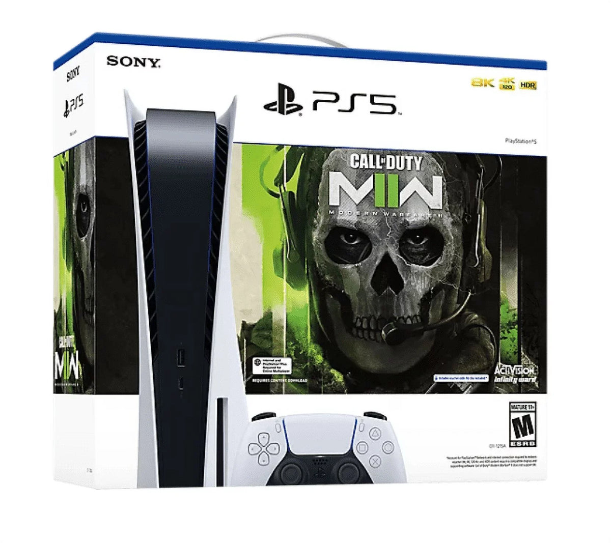 of Modern 5 II Warfare Console - Bundle Call Disc PlayStation Duty