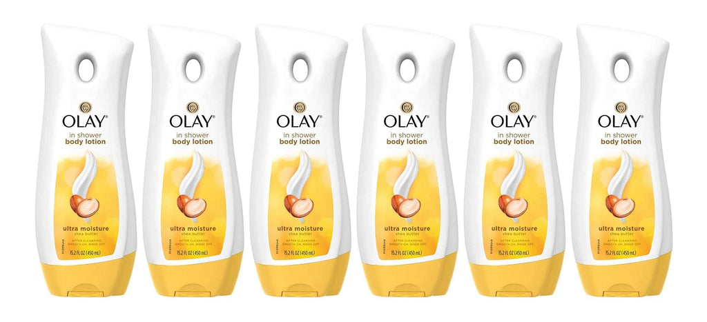 Ultra Ounce Olay Moisture Shea Pack) (6 Lotion In-Shower With (449Ml) 15.2 Butter