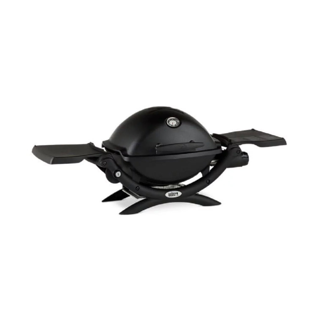 Q1200 (Black) Hose Liquid Weber Adapter Portable Propane with Bundle Cart, Grill