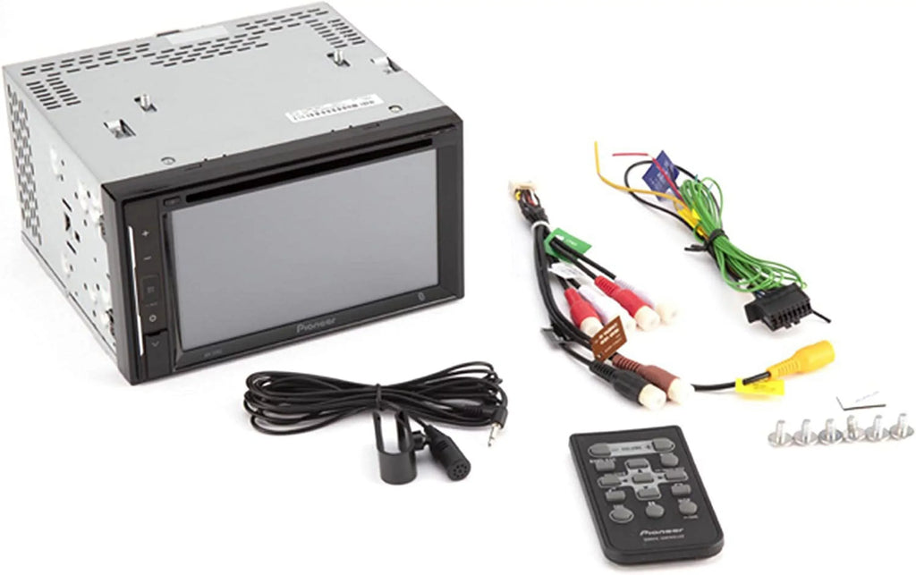 Pioneer Avh-241Ex Dvd Receiver With License Plate Backup Camera