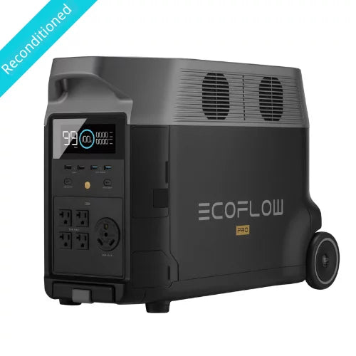 Ecoflow Delta Pro Portable Solar Generator Power Station,For Outdoor Camping,Home Use,Emergency,Used,Certified Reconditioned