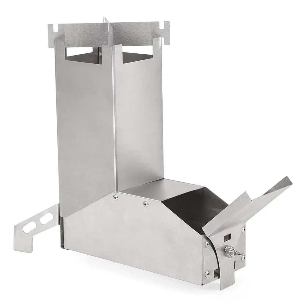 Stove With Bbq Wood Handle Steel Wood Stove TentCollapsible Wood Wood Stainless Stove furnace,Tent Camp Stove HuntersTent Lixada Stove Stove Stove Stainless Steel Picnic