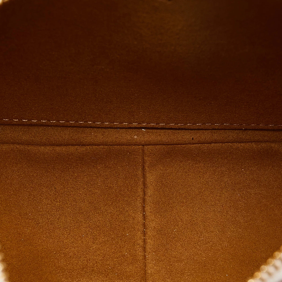 Fabric Linea Polyester Unisex (Good) McCartney Bag Pre-Owned Logo Vegetarian Authenticated Stella Shoulder Brown