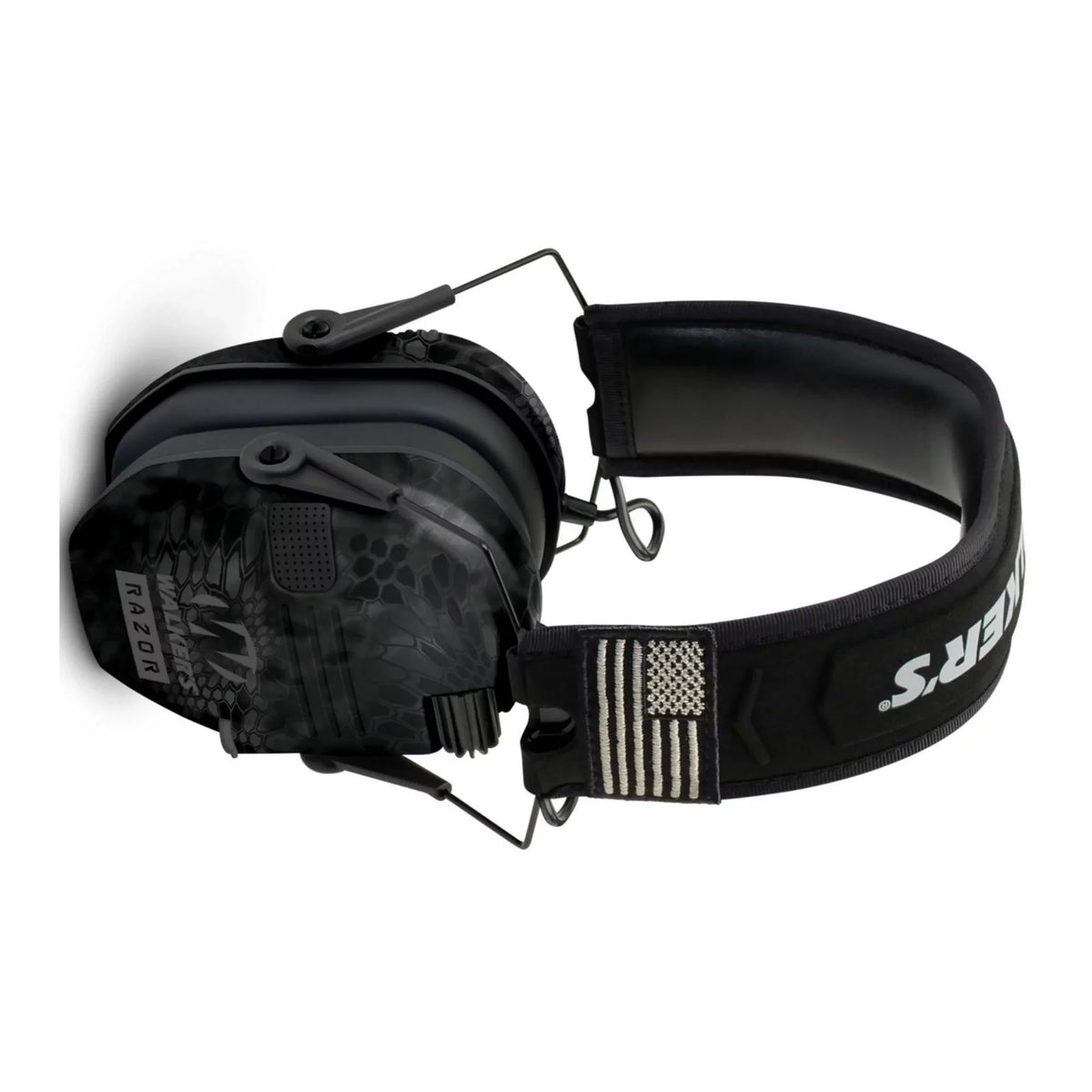 Walker's Shooting Slim (Kryptek Muffs Camo) w/Glasses Series Patriot Kit Razor