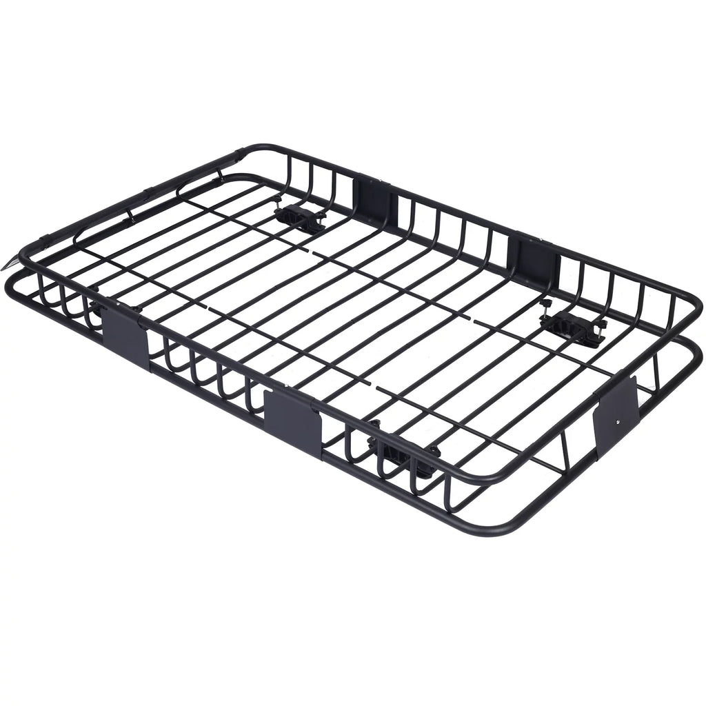 Rooftop Cargo Carrier Basketmotoring Roof Racktop Mount Roof Rack 64Black Steel