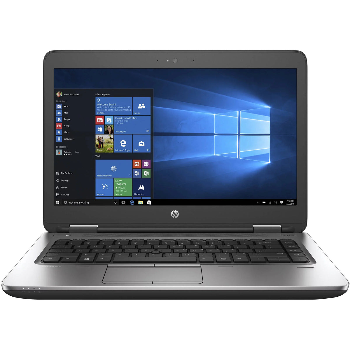 i5 Pro Hp G2 Intel Ram 8GB GHz 2.40 Laptop Probook 320GB Windows Restored 10 640 Core (Refurbished)