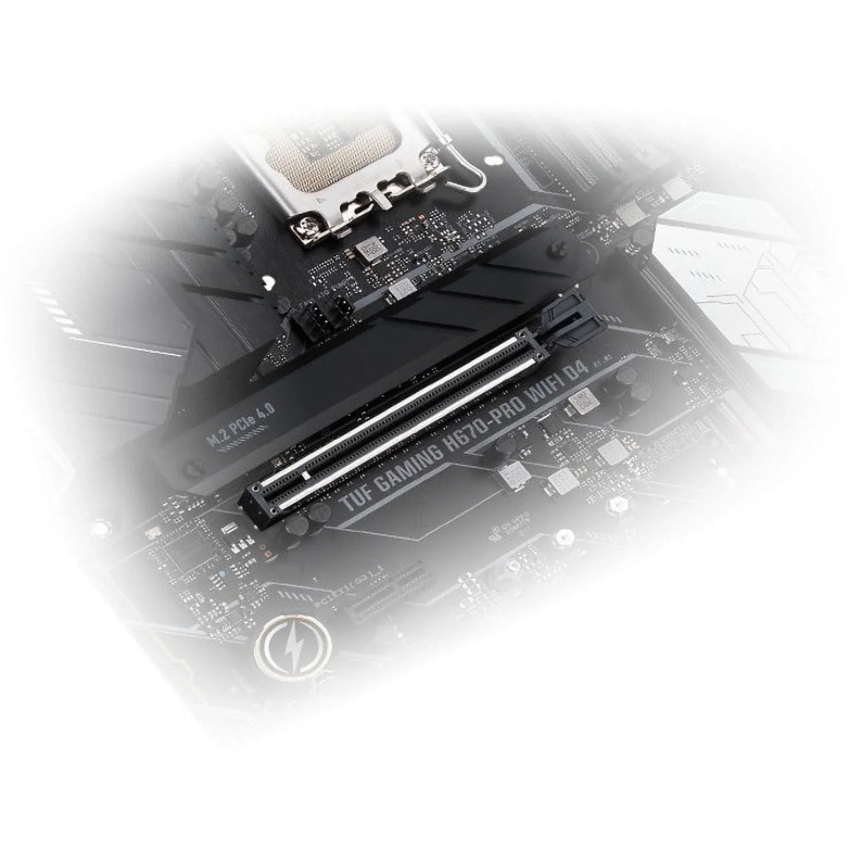 LGA 12th Front WiFi LAN, WIFI TUF 3.2 Gb D4 ATX 5.0, Gen) ASUS H670-PRO (Intel (PCIe 14+1 4xPCIe M.2 1 2.5 6, Gaming 4.0 Slots, 1700 Motherboard DDR4, USB DrMOS, Type-C) GAMING &13th Gen