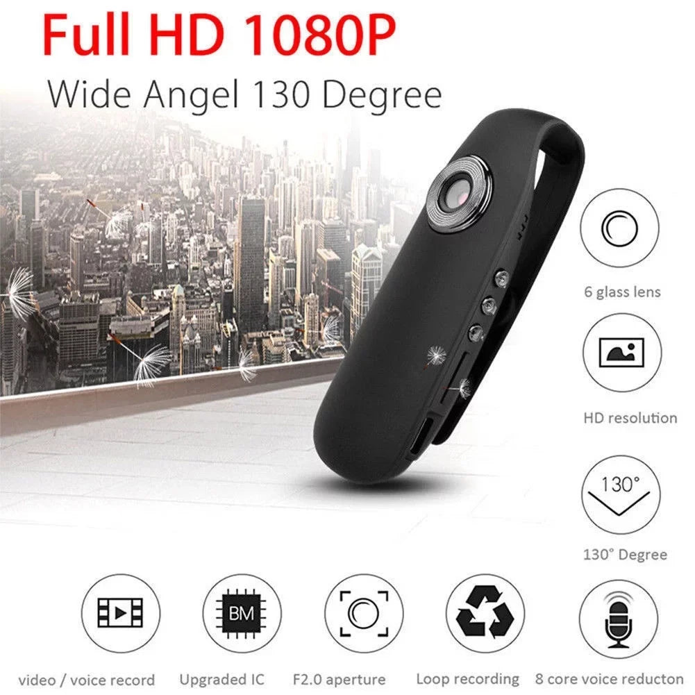 Body 12MP Action Motorcycle Bike Dash Cam 1080P Camera Camcorder Mini Motion