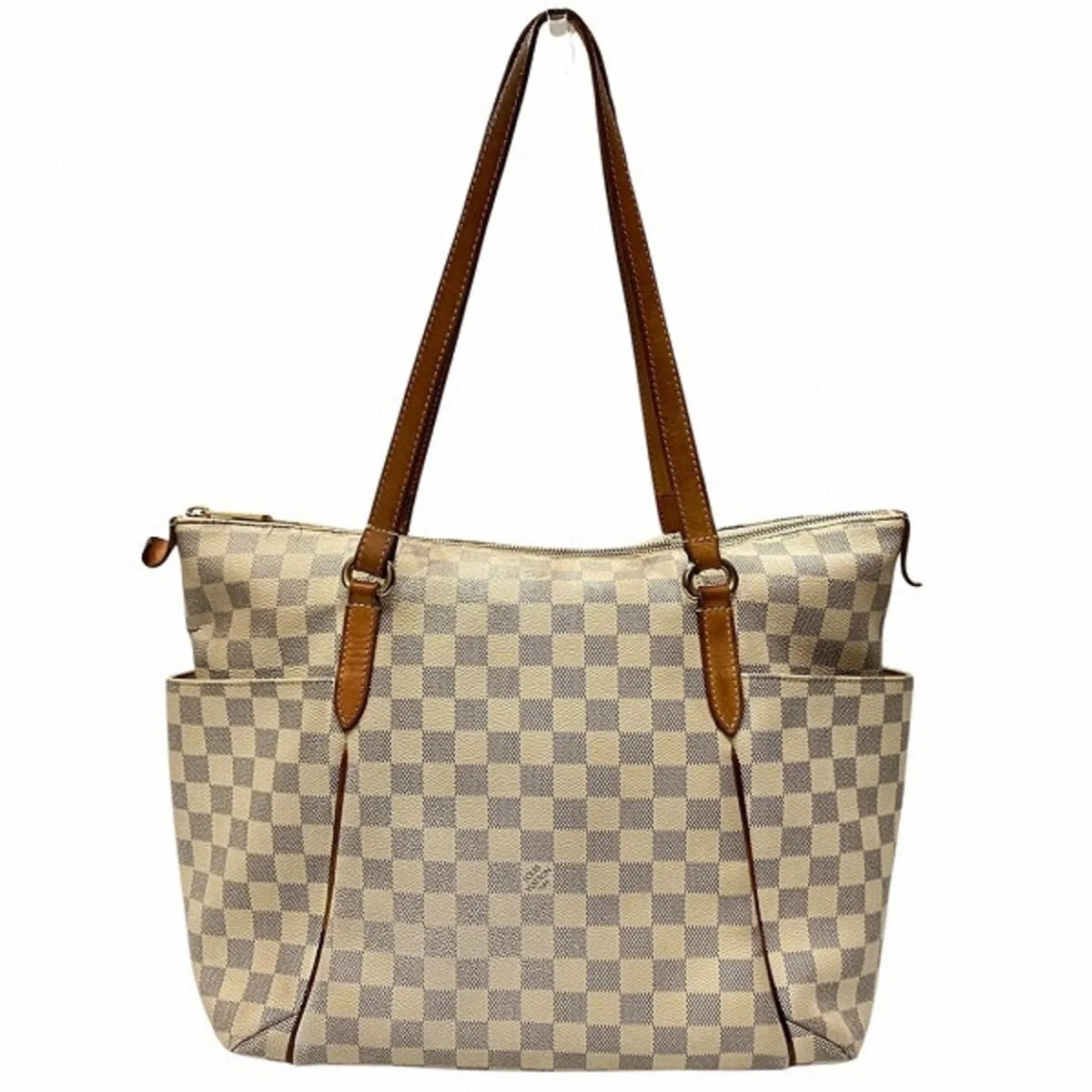 Pre-Loved Louis Vuitton Damier Azur Totally Mm N41279 Bag Tote Shoulder Ladies (Fair)