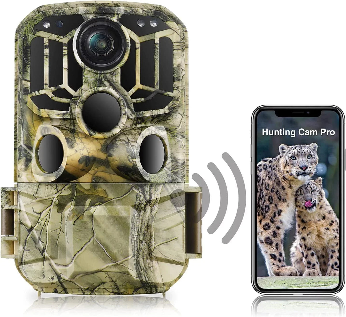 Vision Camera H80 with 20MP Bluetooth CAMPARK Waterproof Game WiFi Trail Hunting 1296P Camera Nigth