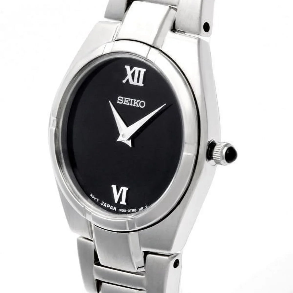 Seiko Women'S Black Dial Bracelet Watch Sujd53