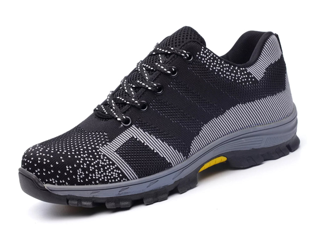 Construction Breathable Steel Work Shoes Sneakers Shoes Industrial Shoes Women Men Toe Work Lightweight for Safety
