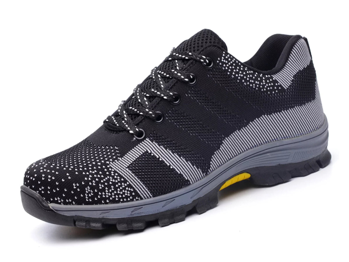 Construction Breathable Steel Work Shoes Sneakers Shoes Industrial Shoes Women Men Toe Work Lightweight for Safety