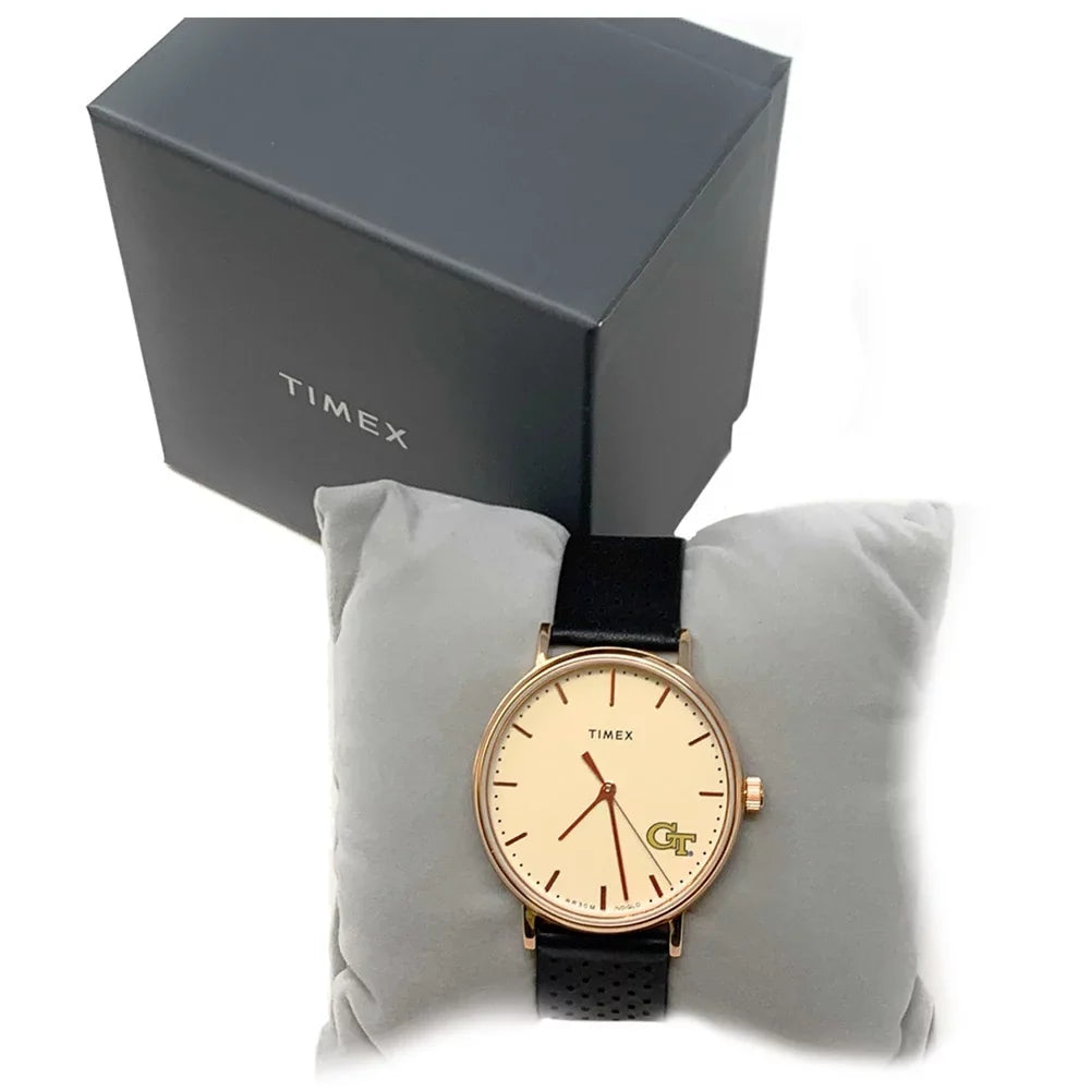 Ladies Gold Timex St Watch Rose Blues Saint Grace Louis Timex Watch