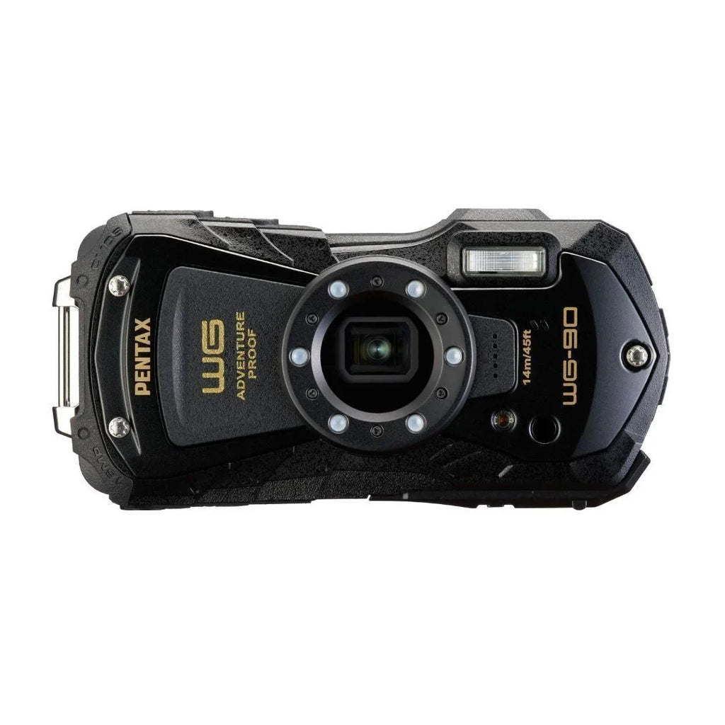Compact Exceptional All and Adventure Imaging climate WG-90 Camera Construction, grade (Black) Shooting with Mode Tough Ricoh Underwater PENTAX Image Body