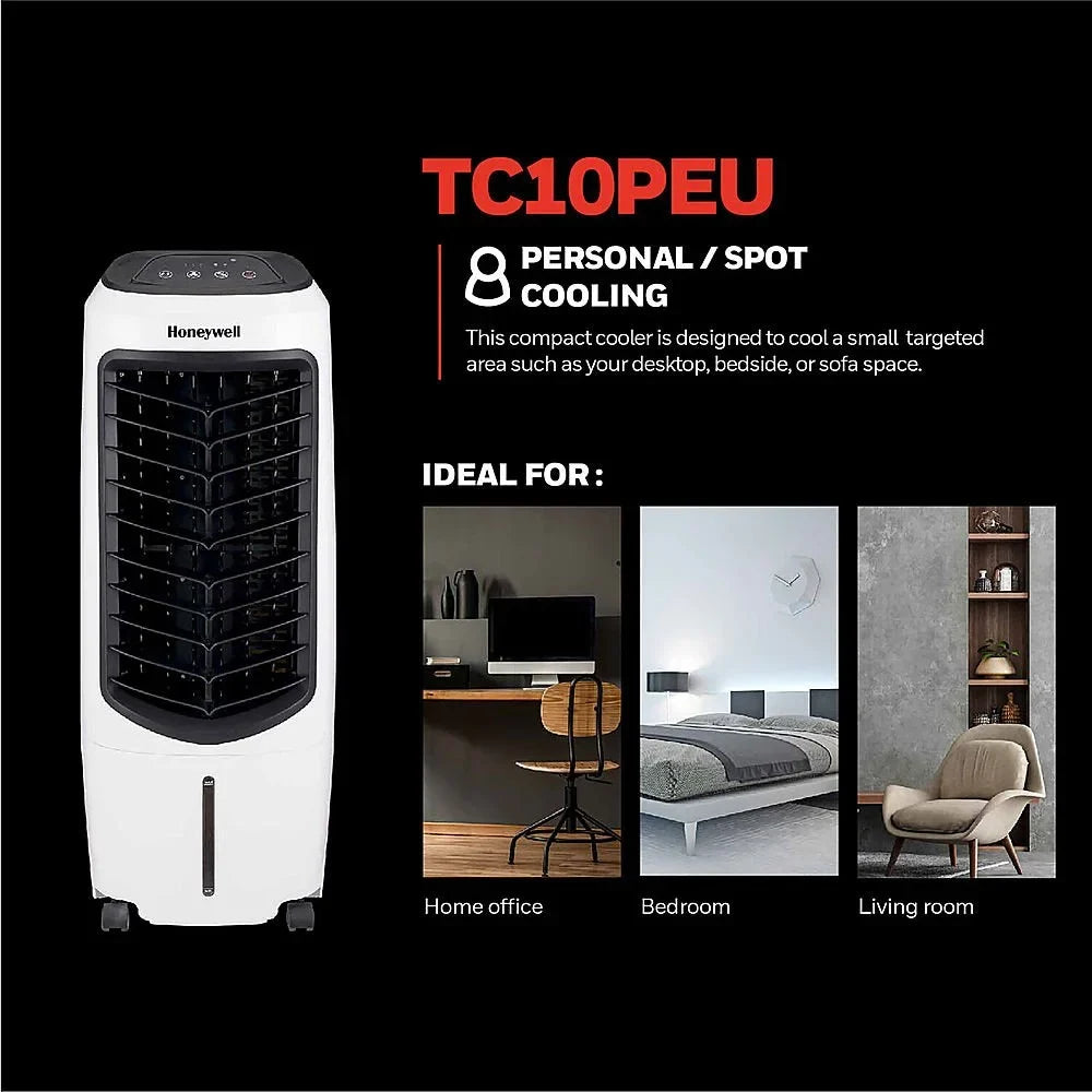 Control Cooler) - with White Indoor Evaporative Remote Air Cooler (Swamp