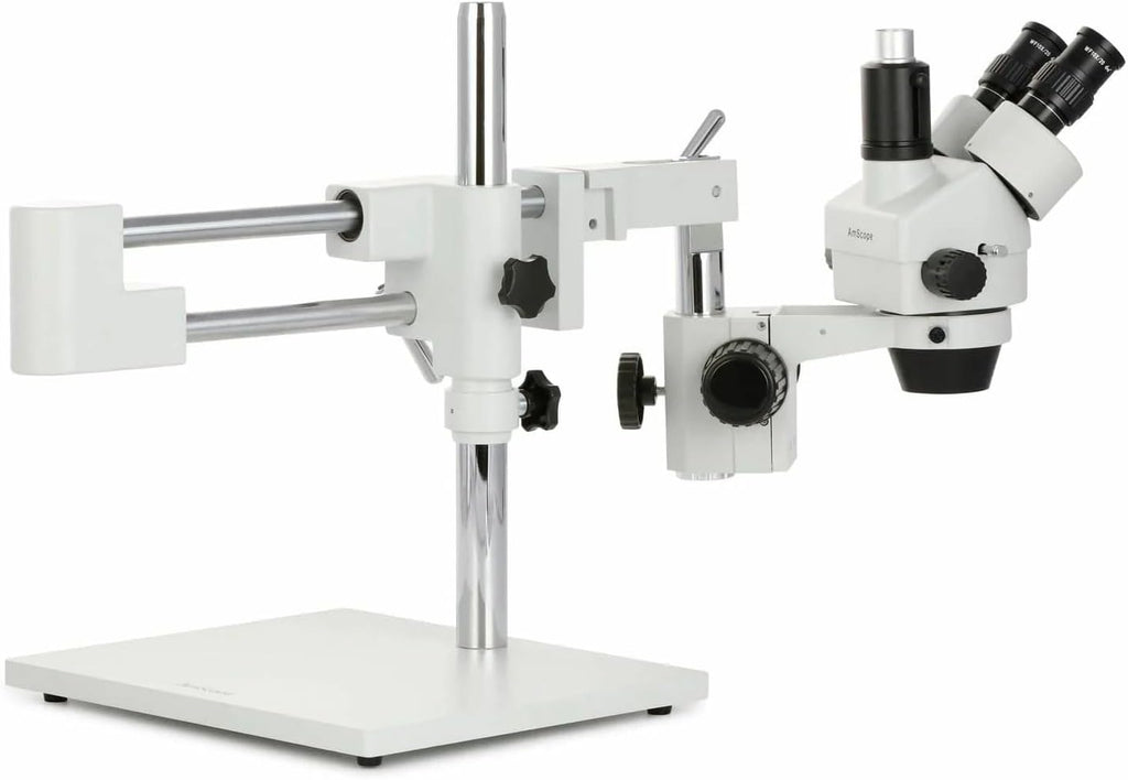 AmScope SM-4TZZ-144A-18M3 Trinocular Zoom Microscope, 18MP