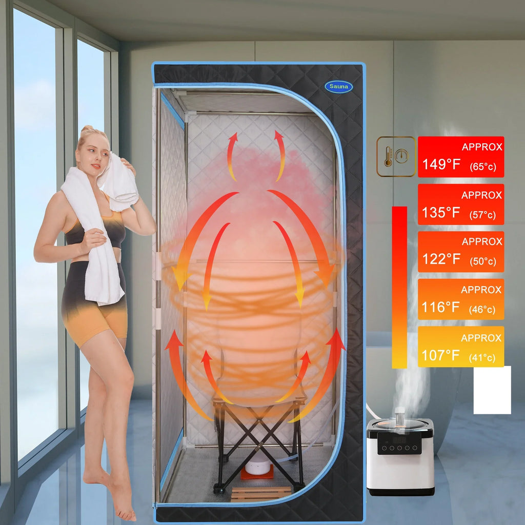 Home Tent Spa With Body Cheelom Sauna Sauna，Portable black Box Steam Full Sauna