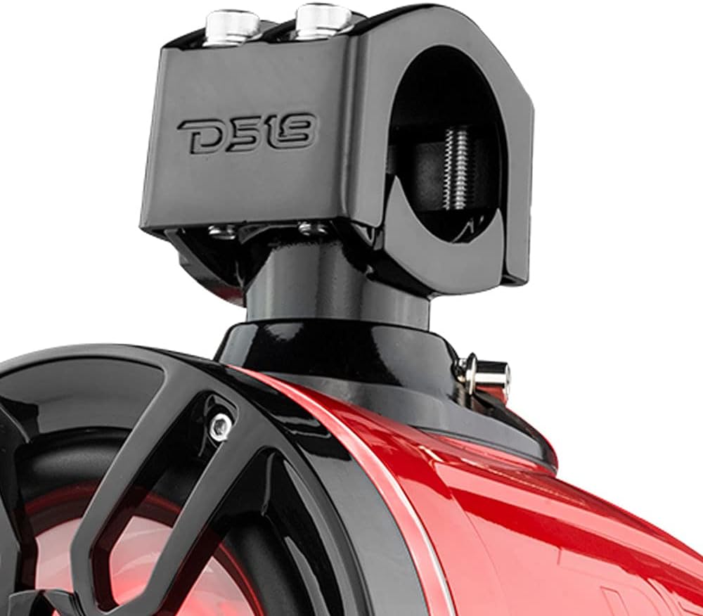 DS18 NXL-X6TP/RD Hydro 6.5" Marine Towers with Integrated RGB LED Lights High Performance, Marine Grade IP65 Rated, 300 W Max 150 W RMS 4 Ohms (Pair)