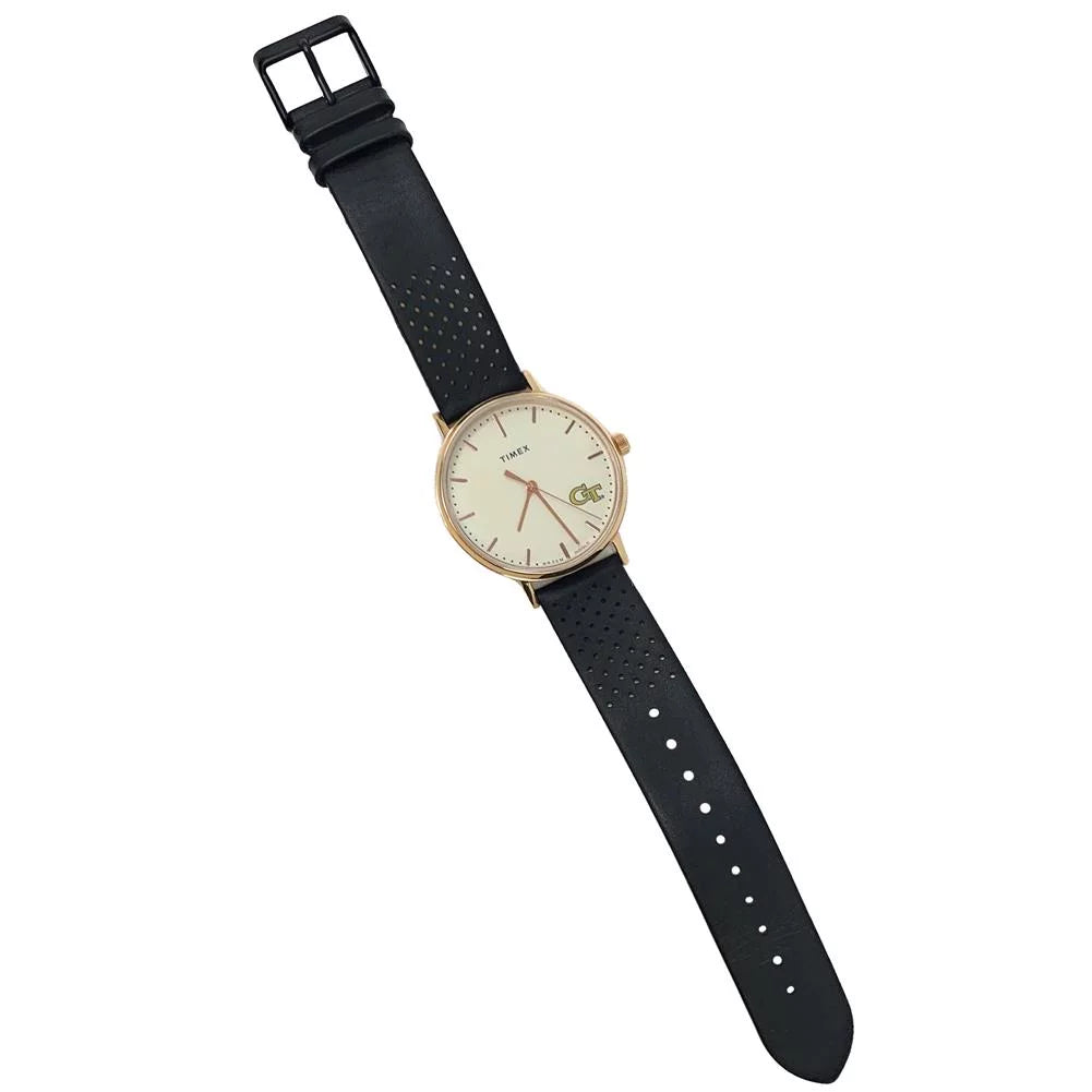 Ladies Gold Timex St Watch Rose Blues Saint Grace Louis Timex Watch