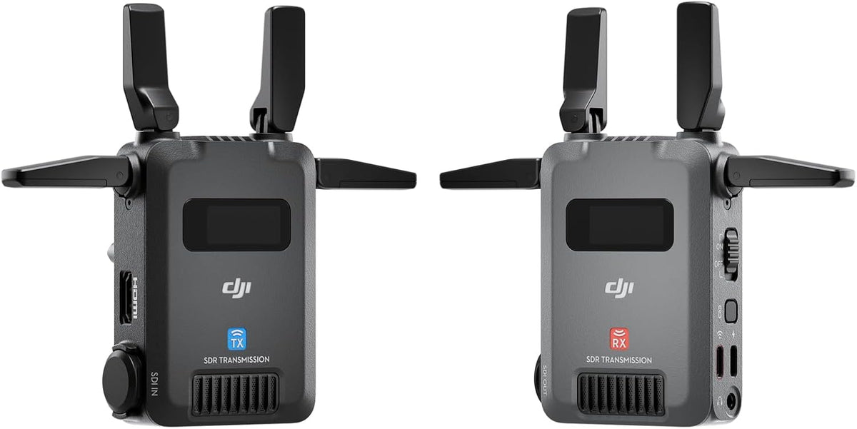 DJI SDR Transmission Combo, 3 km/10,000 ft 1080p/60fps SDR Wireless Video Transmission, Transmitter & Receiver, Stable & Anti-Interference, Wireless Video System, Strong Penetration, USB-C Monitoring