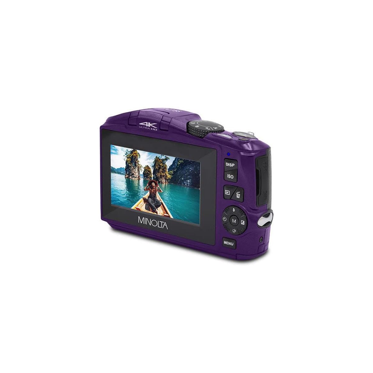 Minolta MND55 64MP 4K Ultra HD Wi-Fi Digital Camera - Blue