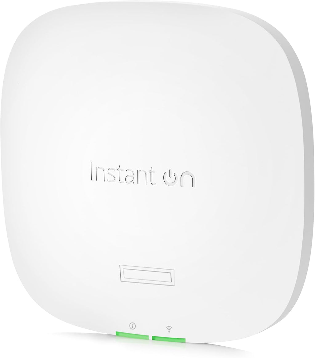 HPE Networking Instant On Access Point AP22 2x2 WiFi 6 Indoor Wireless Access Point | Long Range, Secure, Smart Mesh Support | Power Source Not Included | US Model (R4W01A),Dual-Band