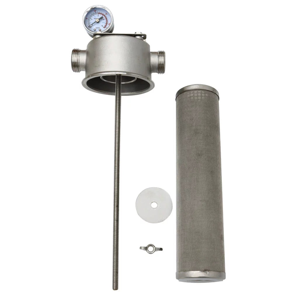 Front Stainless NPT Steel Whole 1 inch inch House TECHTONGDA 8000L/h for 304 liquid liquid Filter Purification 10 Housing Filter