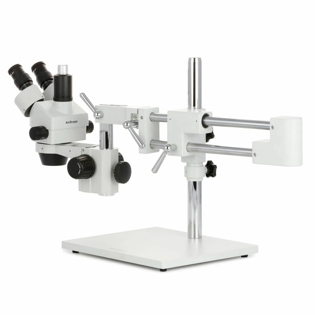 AmScope SM-4TZZ-144A-18M3 Trinocular Zoom Microscope, 18MP