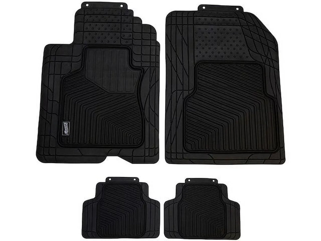 Floor Mat Set 4 Piece - Compatible With 2004 - 2018 Mazda 3 2005 2006 2007 2008 2009 2010 2011 2012 2013 2014 2015 2016 2017