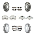 Transit Auto Front Rear Disc Brake Caliper Coated Rotors And Semi-Metallic Pads Kit (10Pc) For 2010-2017 Ford Expedition Lincoln Navigator Kcg-100916P