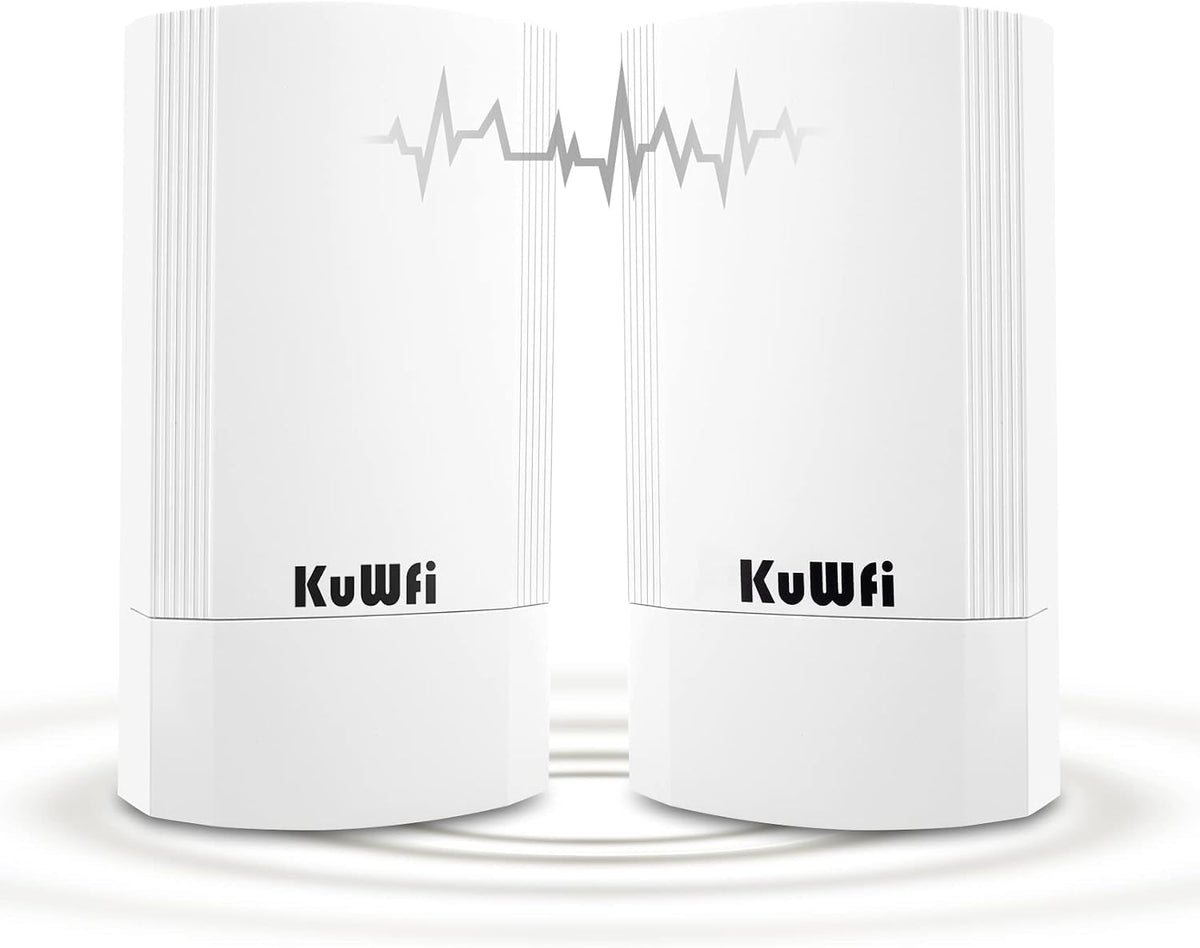 KuWFi Wireless Bridge Point to Point Outdoor 3KM Long Range WiFi Bridge