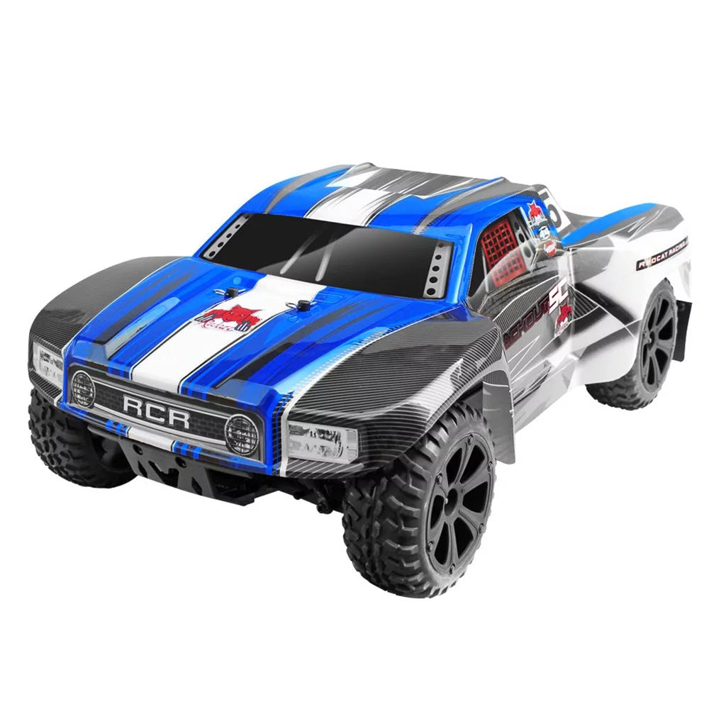 Redcat Racing Blackout Sc Brushed Electric Motor Rc Short Course Truck, Navy