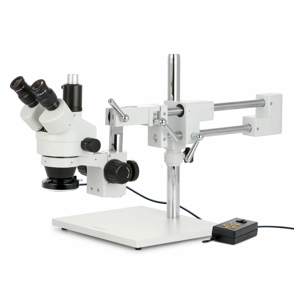 AmScope SM-4TZZ-144A-18M3 Trinocular Zoom Microscope, 18MP