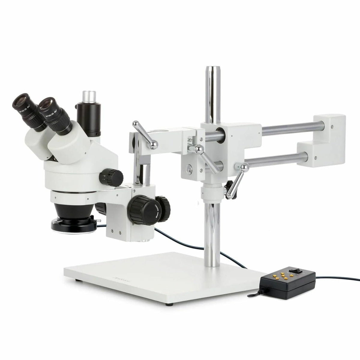 AmScope SM-4TZZ-144A-18M3 Trinocular Zoom Microscope, 18MP