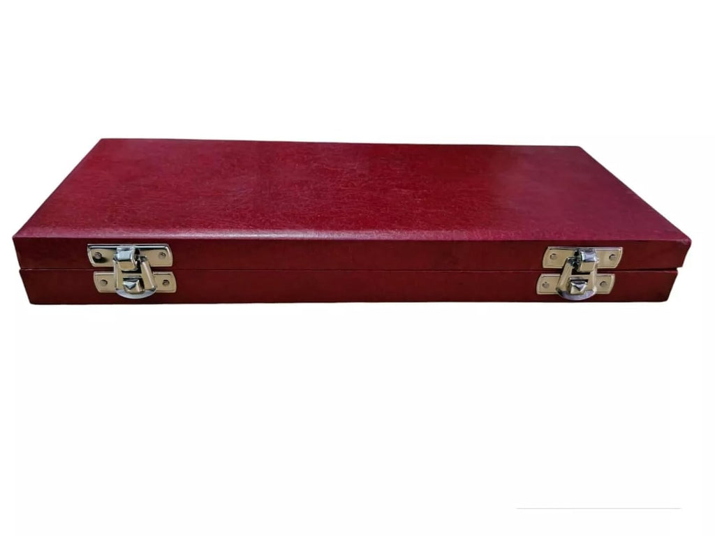 Laboratory Microtome Razor Blade Holder with Storage Case, Low Profile Design, Red Velvet Interior