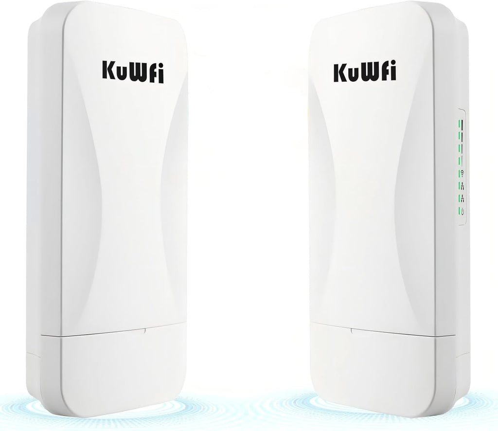 KuWFi Wireless Bridge Point to Point Outdoor 3KM Long Range WiFi Bridge