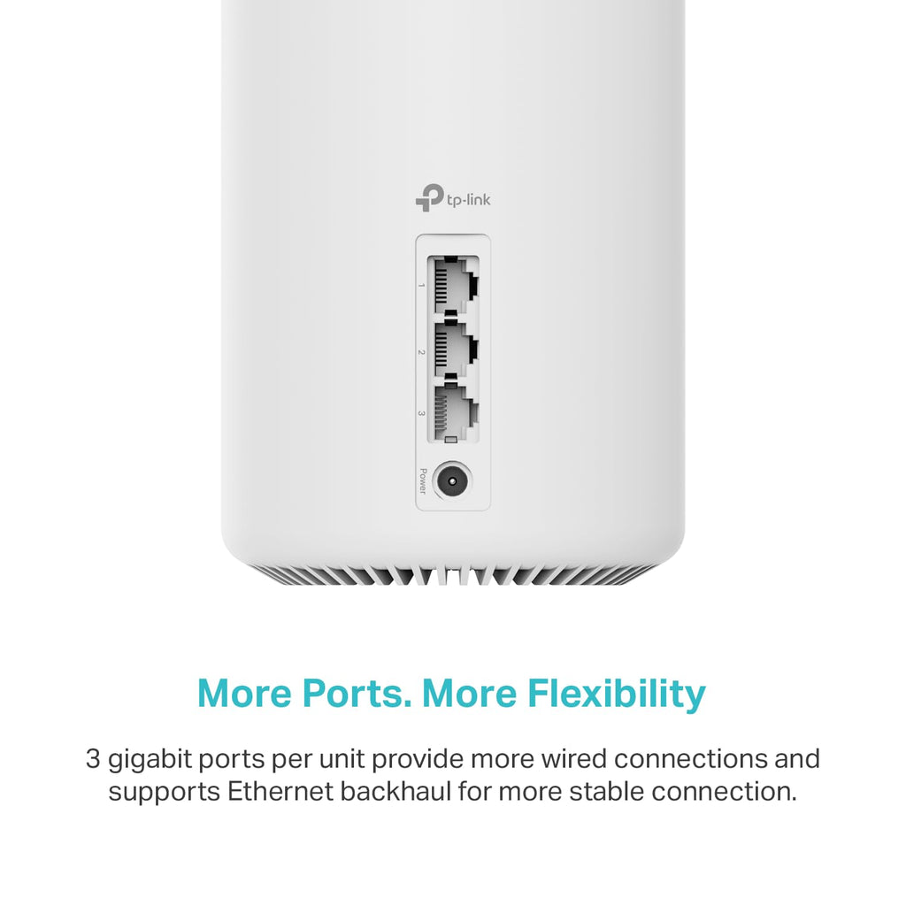 Deco 7 Pro Tri-Band WiFi 7 BE10000 Whole Home Mesh System 6-Stream 10 Gbps