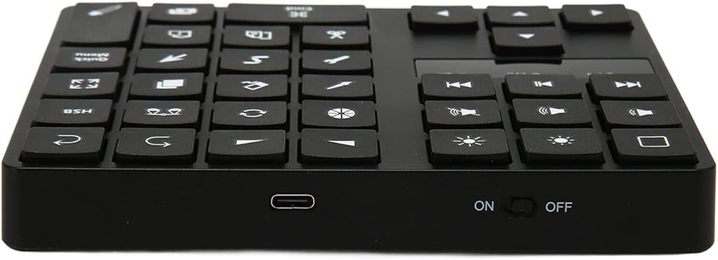 Keyboard for, Rechargeable Drawing Keyboard with 35 Shortcut Keys, One Handed Buetooth Keypad for Drawing Shortcuts, Graphic Tablets, Drawing Tablet, Laptop