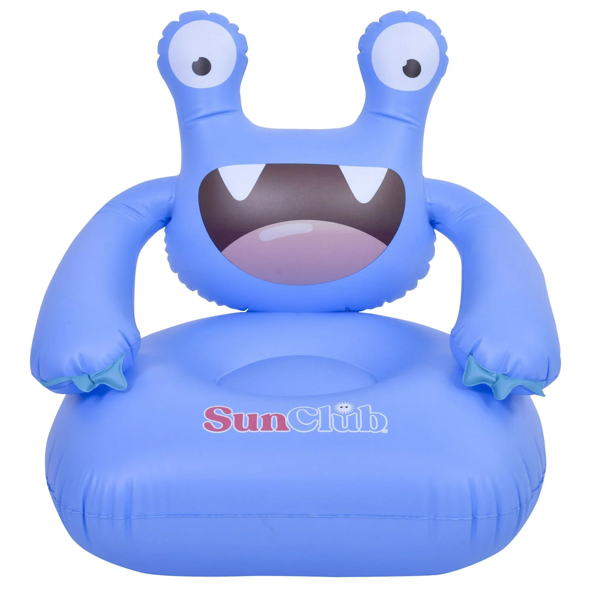 Inflatable Poolside Chair Kids Monster 24" Blue