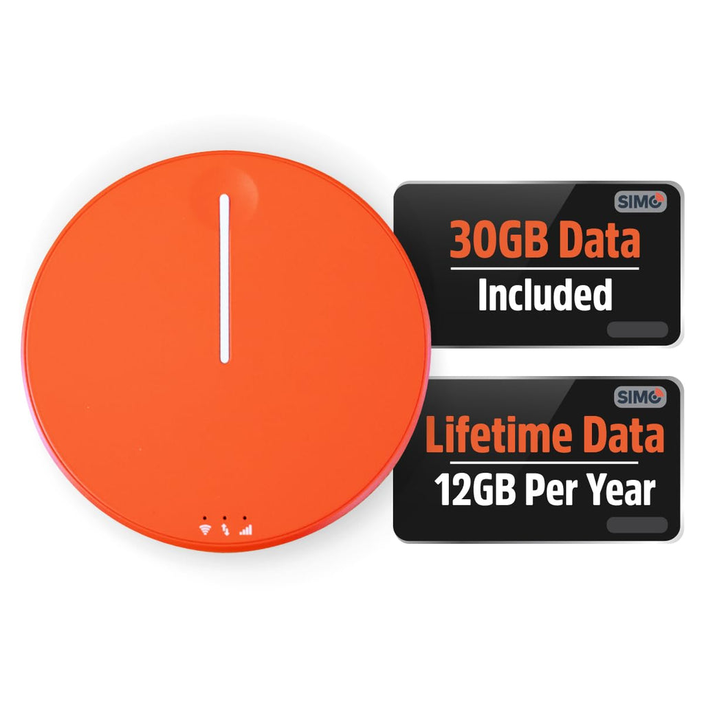 Solis Go, Mobile WiFi Hotspot & Powerbank with 1GB/Monthly + 30GB Data