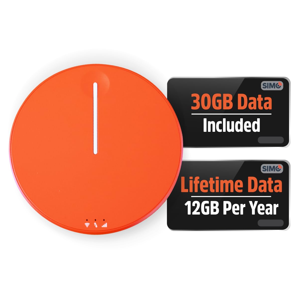 Solis Go, Mobile WiFi Hotspot & Powerbank with 1GB/Monthly + 30GB Data