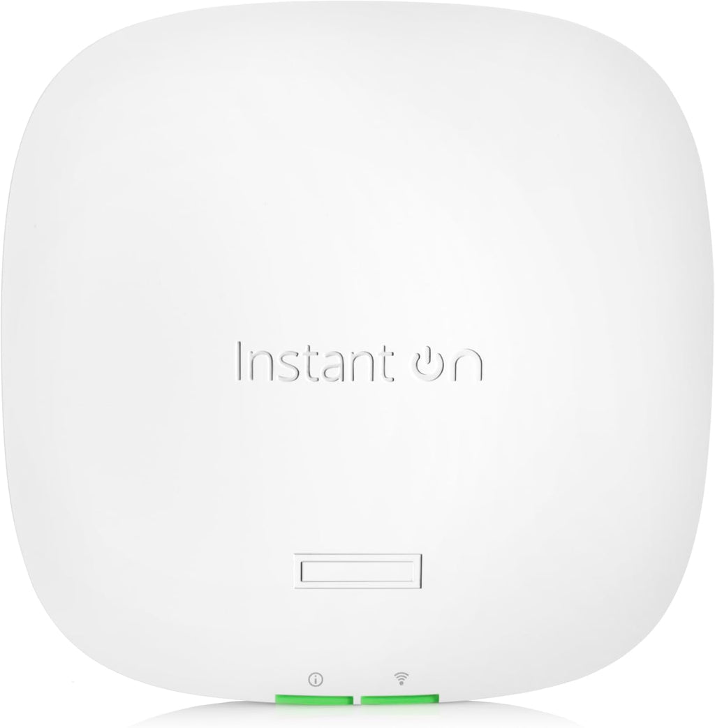 HPE Networking Instant On Access Point AP22 2x2 WiFi 6 Indoor Wireless Access Point | Long Range, Secure, Smart Mesh Support | Power Source Not Included | US Model (R4W01A),Dual-Band