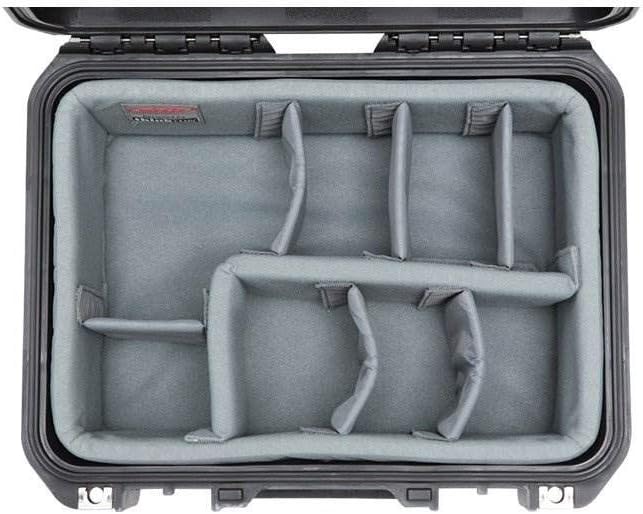 SKB Cases iSeries 1309-6 Case with Think Tank Dividers & Lid Organizer, Black (3i-1309-6DL)