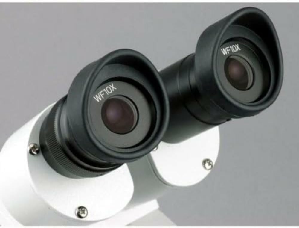 AmScope SE305R-PZ Forward Binocular Stereo Microscope, WF10x and WF20x